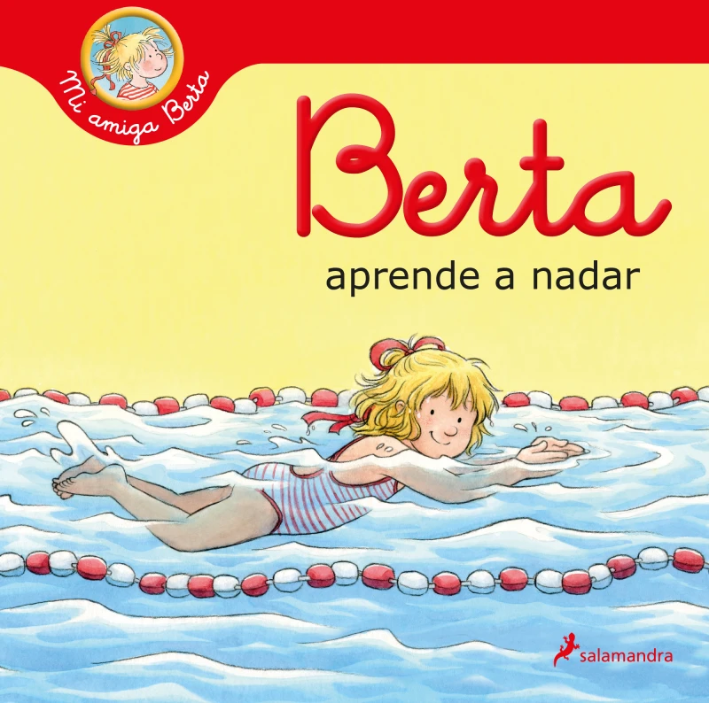 Portada: Berta aprende a nadar (Mi amiga Berta)
