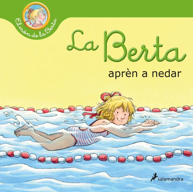 Portada: La Berta aprèn a nedar (El món de la Berta)