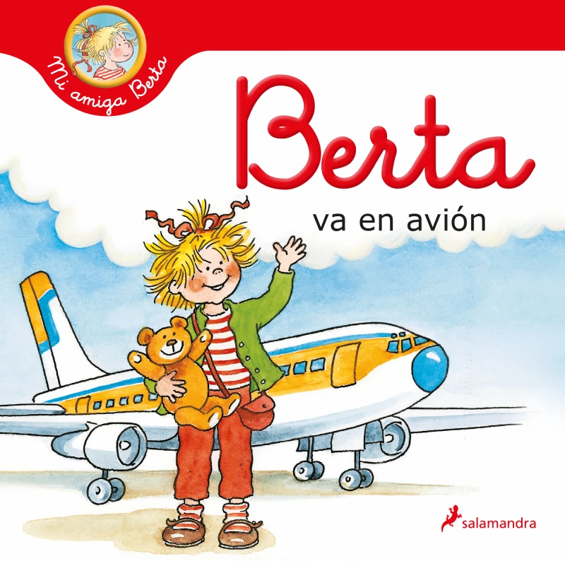 Portada: Berta va en avión (Mi amiga Berta)