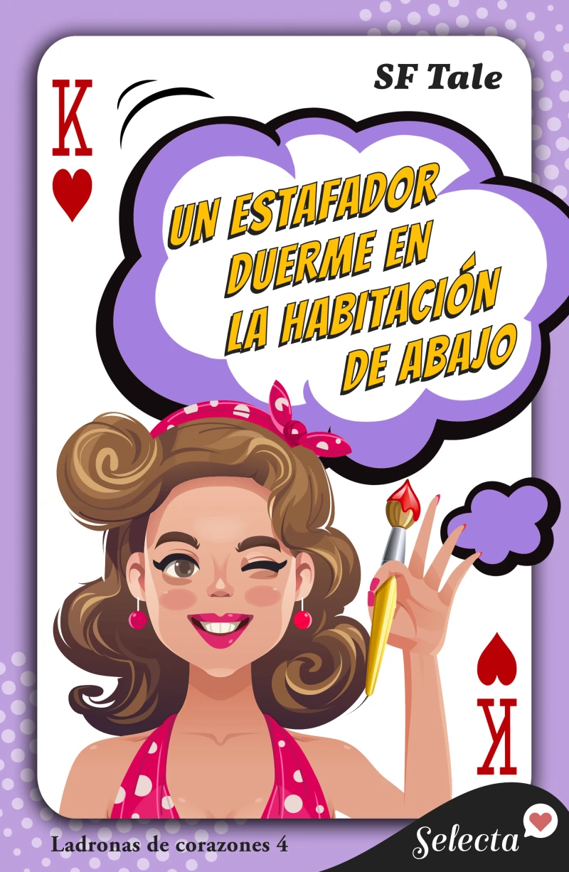 Portada: Un estafador duerme en la habitación de abajo (Ladronas de corazones 4)