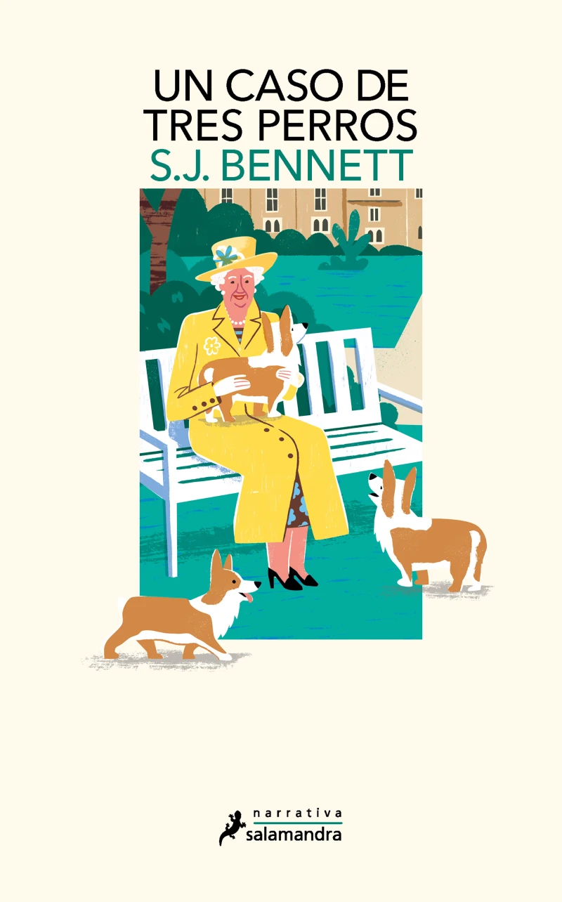 Portada: Un caso de tres perros (Su Majestad, la reina investigadora 2)
