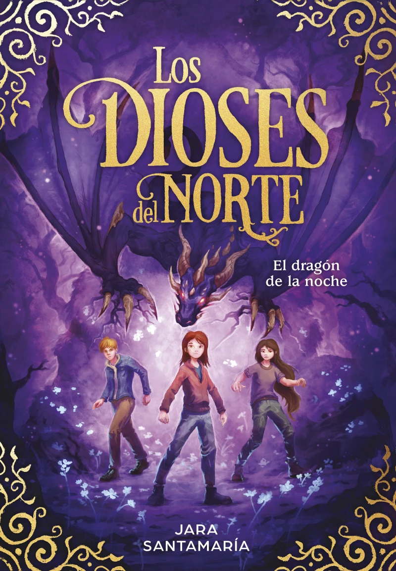 Portada: El dragón de la noche (Los dioses del norte 4)