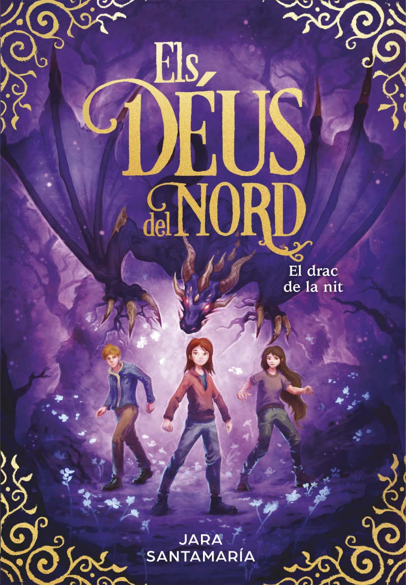 Portada: El drac de la nit (Els déus del nord 4)