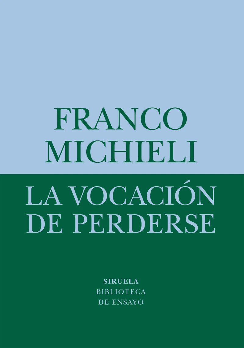 Portada: La vocación de perderse