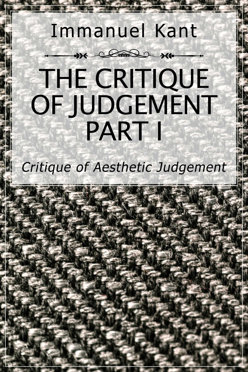 Portada: The Critique of Judgement Part I