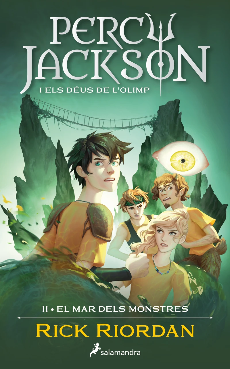 Portada: El mar dels monstres (Percy Jackson i els déus de l'Olimp 2)