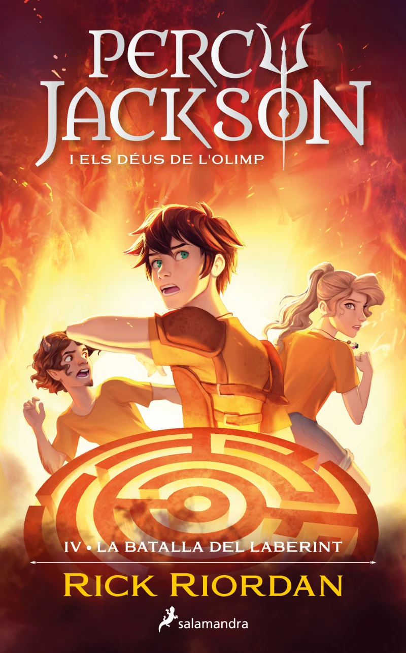Portada: La batalla del laberint (Percy Jackson i els déus de l'Olimp 4)