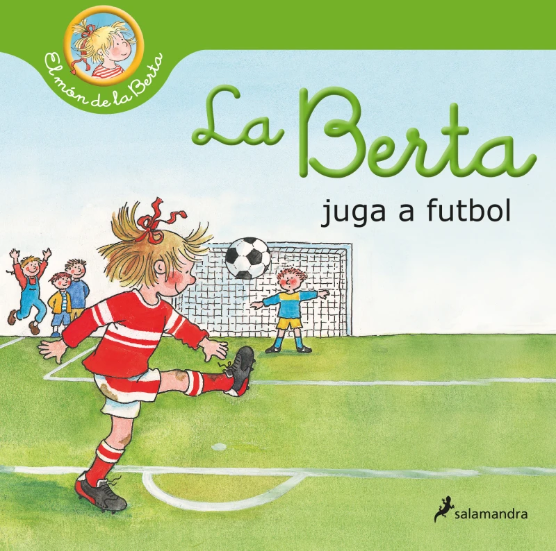 Portada: La Berta juga al futbol (El món de la Berta)
