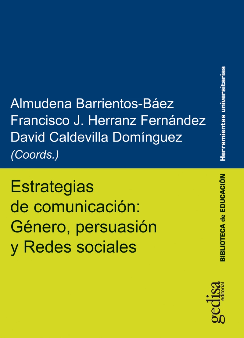 Portada: Estrategias de comunicación: Género, persuasión y Redes sociales