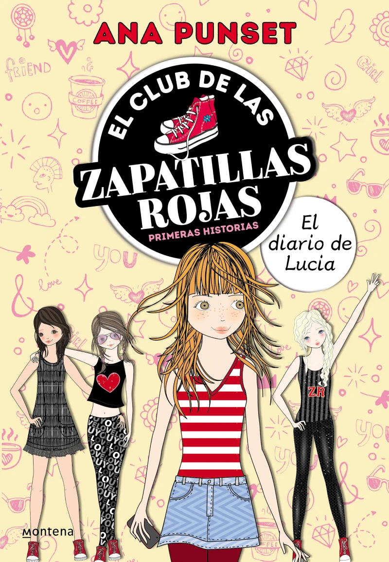 Portada: El Club de las Zapatillas Rojas - El diario de Lucía