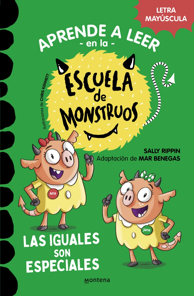 Portada: Aprender a leer en la Escuela de Monstruos 3 - Las iguales son especiales