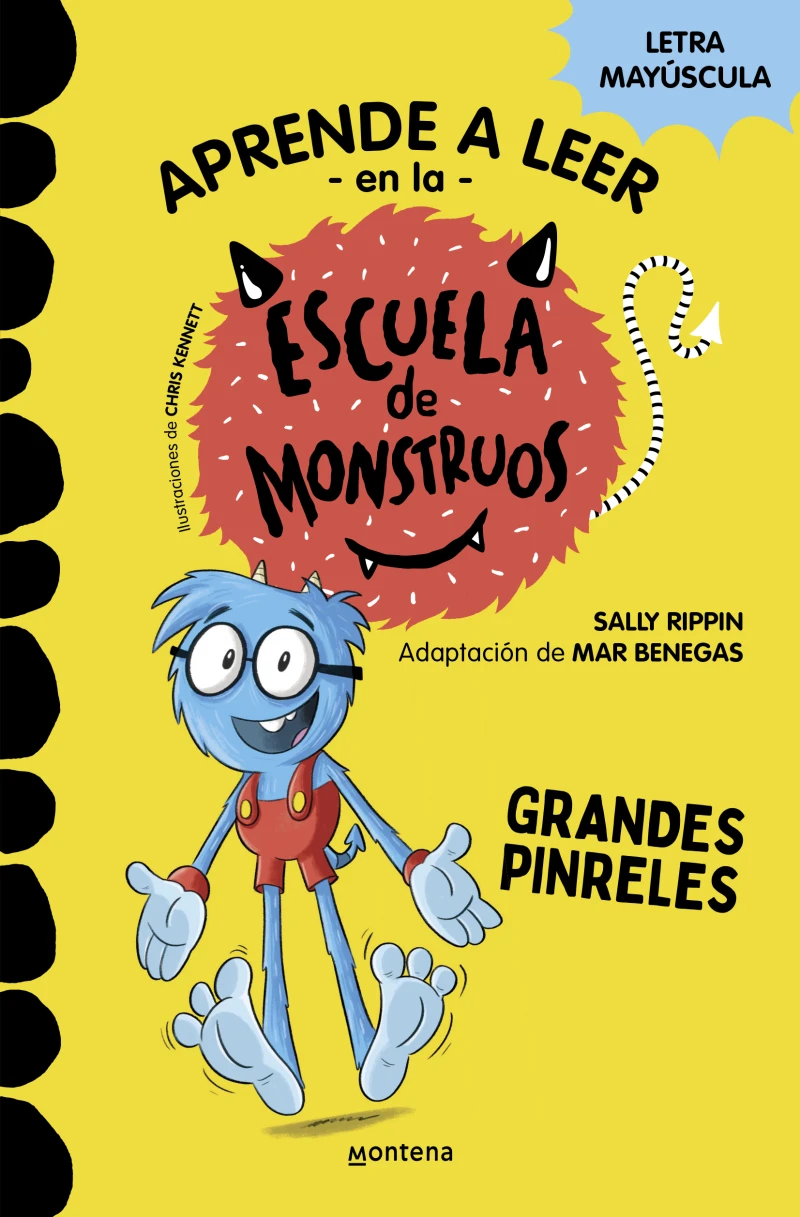 Portada: Aprender a leer en la Escuela de Monstruos 4 - Grandes pinreles