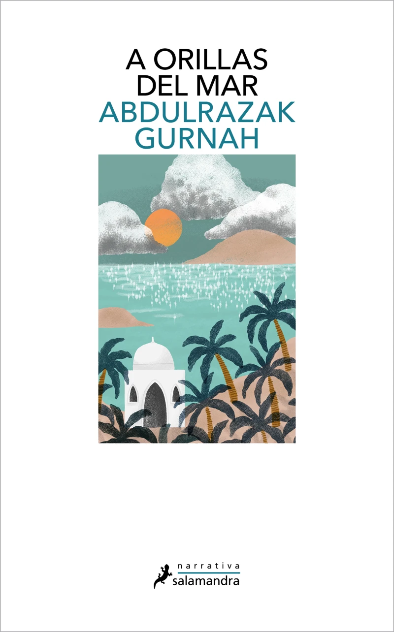 Portada: A orillas del mar. Premio Nobel de Literatura 2021