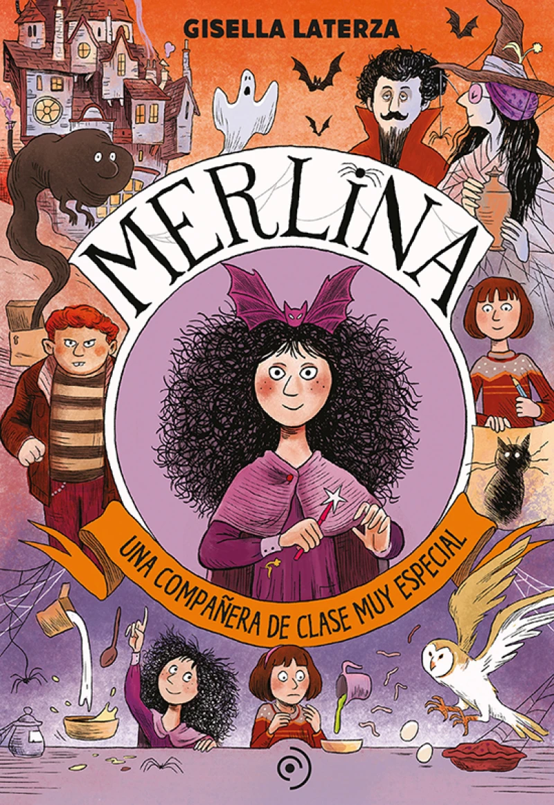 Portada: Merlina. Una compañera de clase muy especial