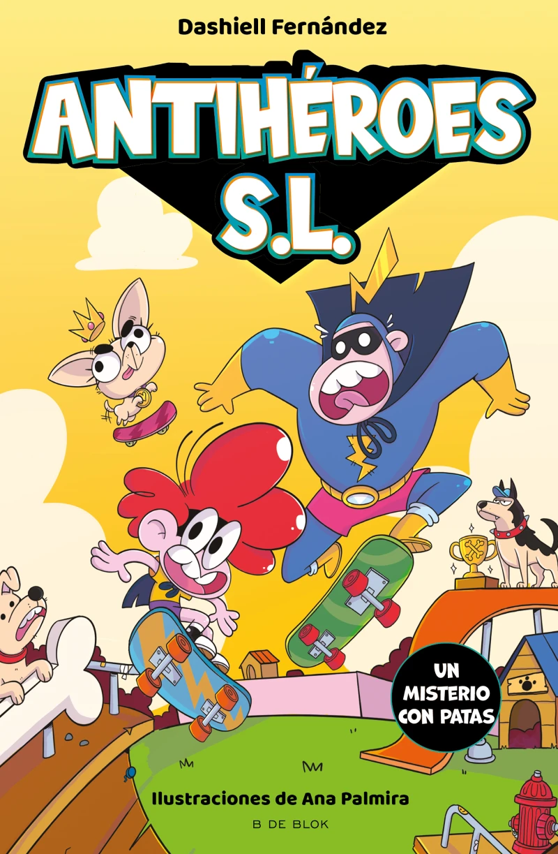 Portada: Antihéroes, S.L. 3 - Un misterio con patas