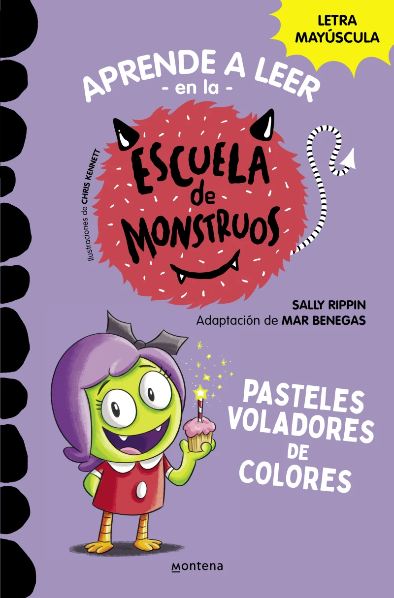 Portada: Aprender a leer en la Escuela de Monstruos 5 - Pasteles voladores de colores