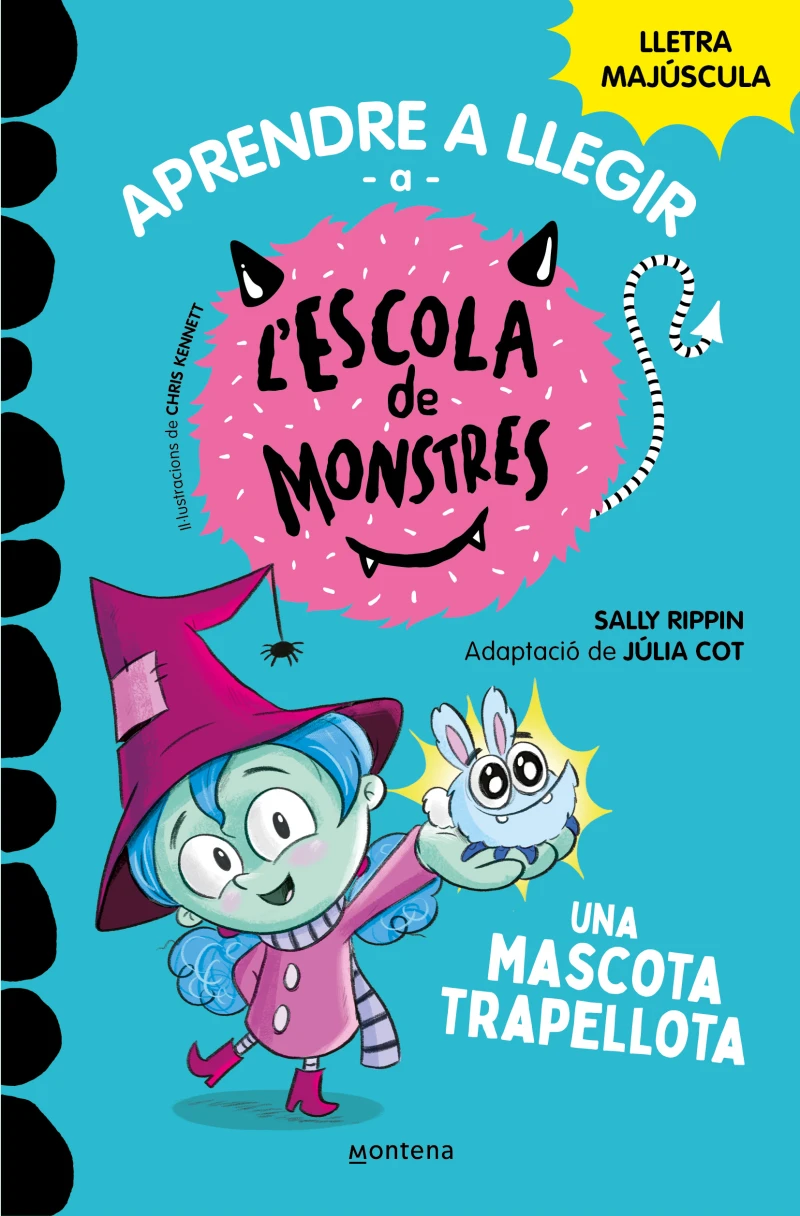 Portada: Aprendre a llegir a l'Escola de Monstres 1 - Una mascota trapellota
