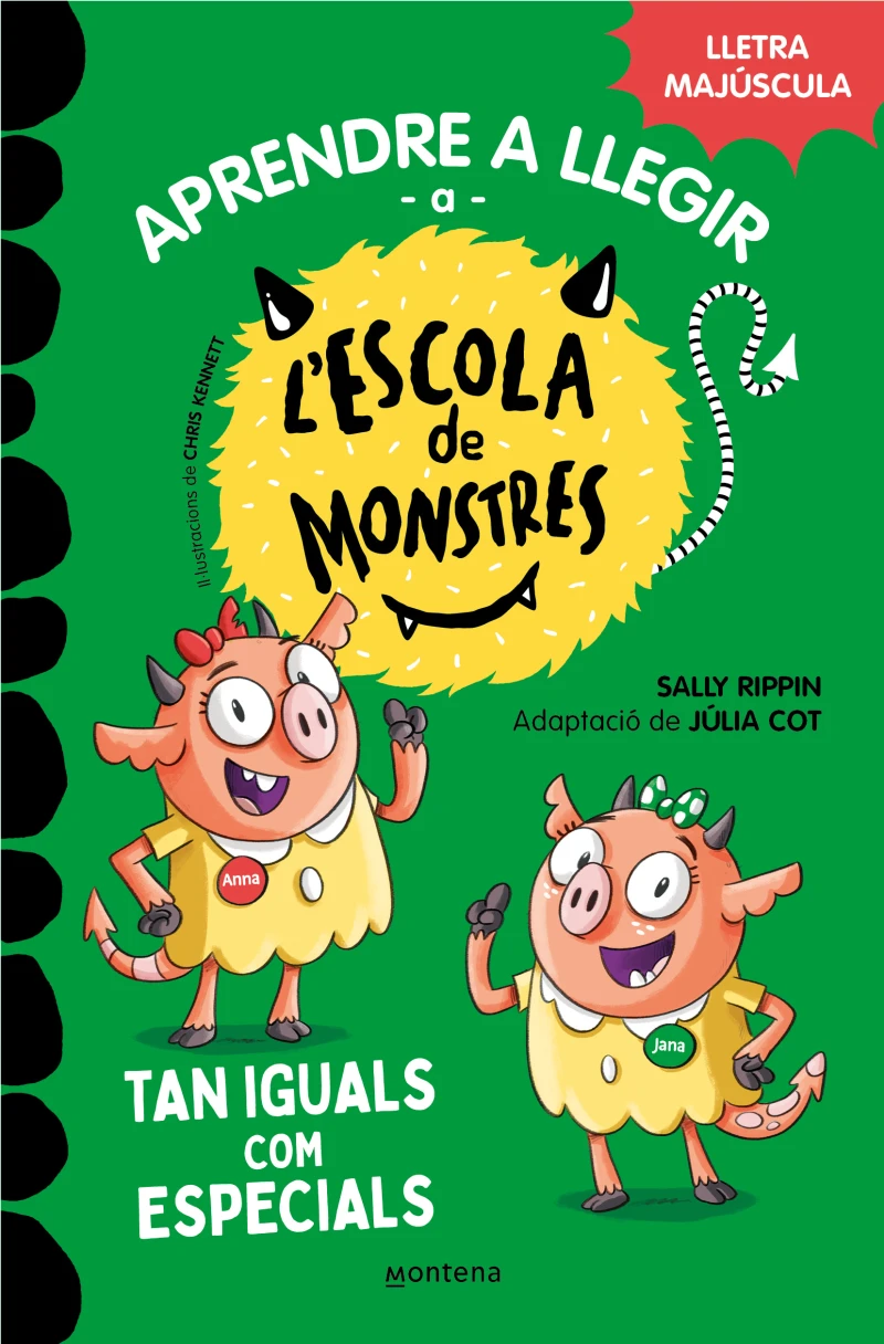 Portada: Aprendre a llegir a l'Escola de Monstres 3 - Tan iguals com especials
