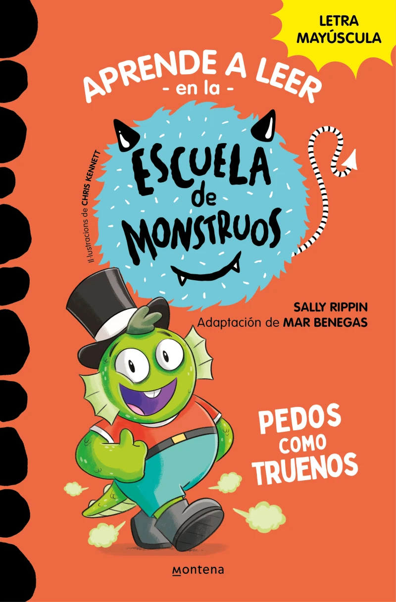 Portada: Aprender a leer en la Escuela de Monstruos 7 - Pedos como truenos
