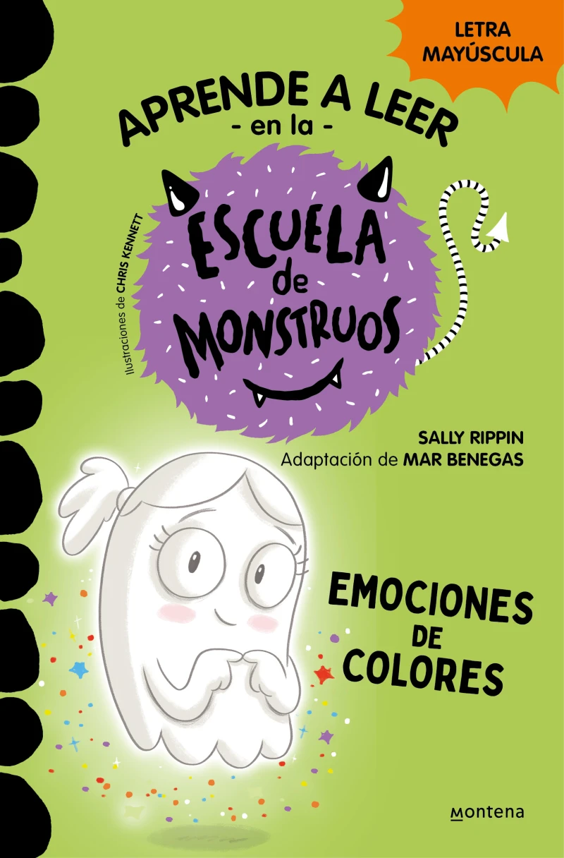 Portada: Aprender a leer en la Escuela de Monstruos 8 - Emociones de colores