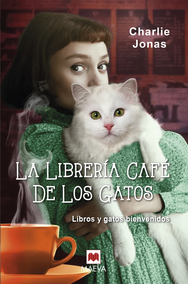 Portada: La librería café de los gatos
