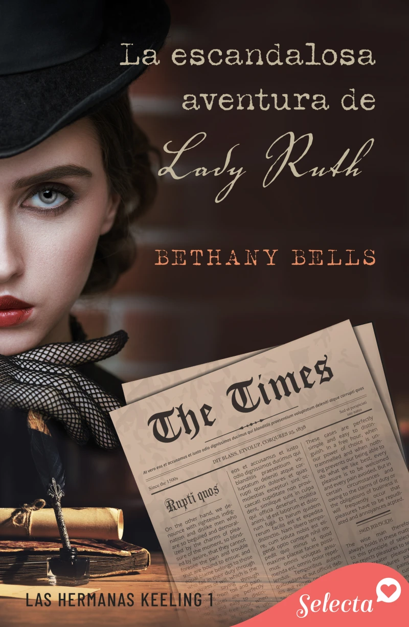 Portada: La escandalosa aventura de lady Ruth (Las hermanas Keeling 1)