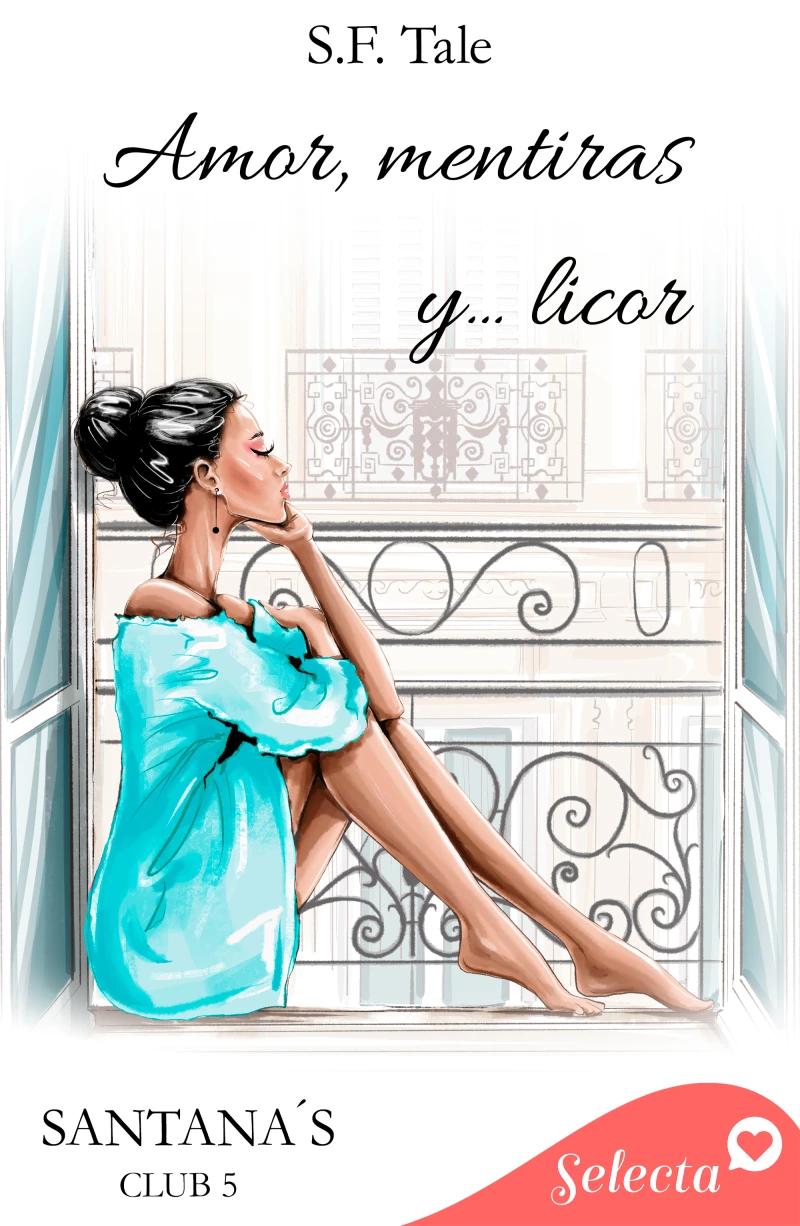 Portada: Amor, mentiras y licor (Santana's club 5)