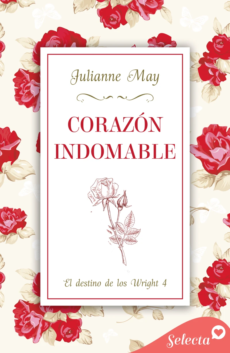 Portada: Corazón indomable (El destino de los Wright 4)