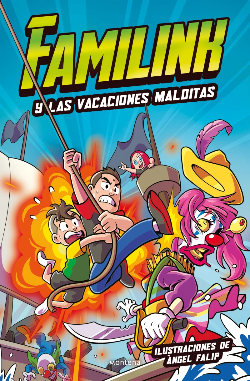 Portada: Familink y las vacaciones malditas