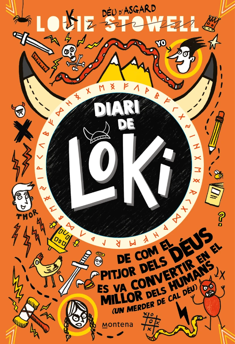 Portada: De com el pitjor dels déus es va convertir en el millor dels humans (amb un merder de cal Déu) (Diari de Loki 1)