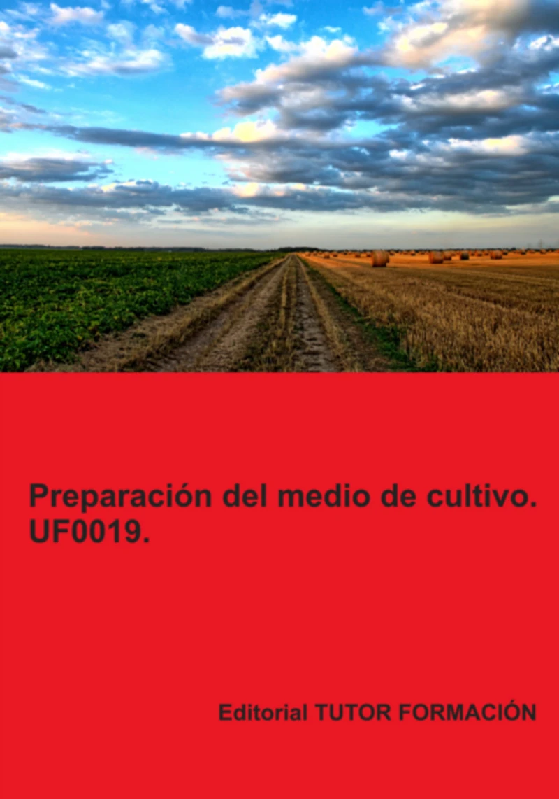 Portada: Preparación Del Medio De Cultivo. Uf0019.
