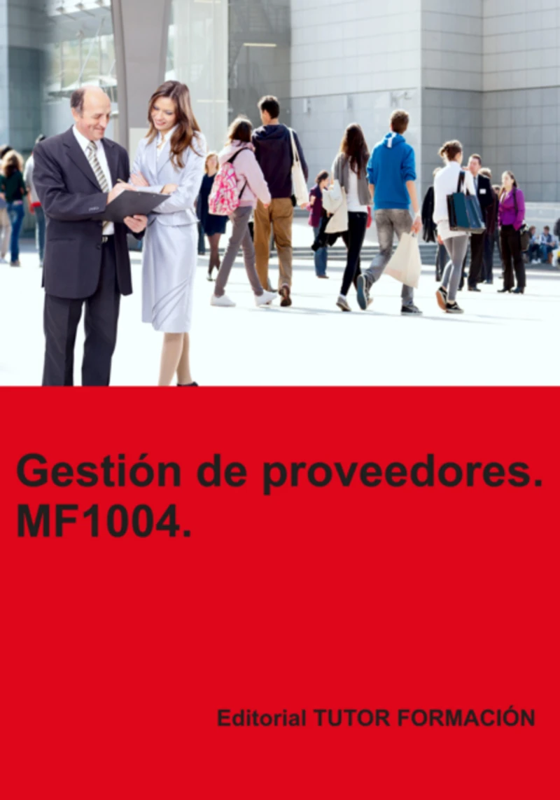 Portada: Gestión De Proveedores. Mf1004.