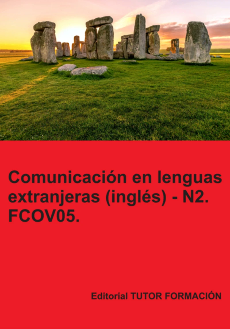 Portada: Comunicación En Lenguas Extranjeras (inglés) – N2. Fcov05.