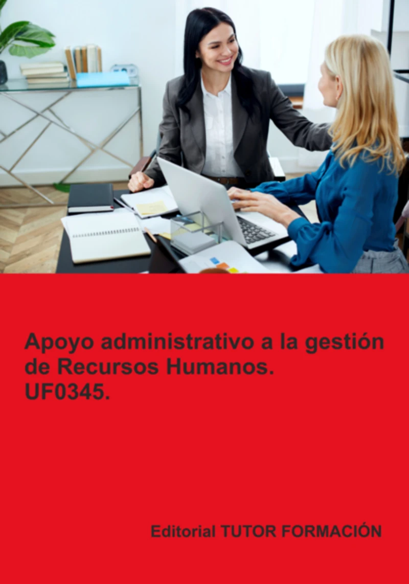 Portada: Apoyo Administrativo A La Gestión De Recursos Humanos. Uf0345.