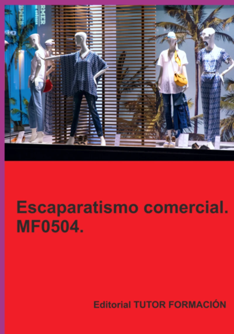 Portada: Escaparatismo Comercial. Mf0504.