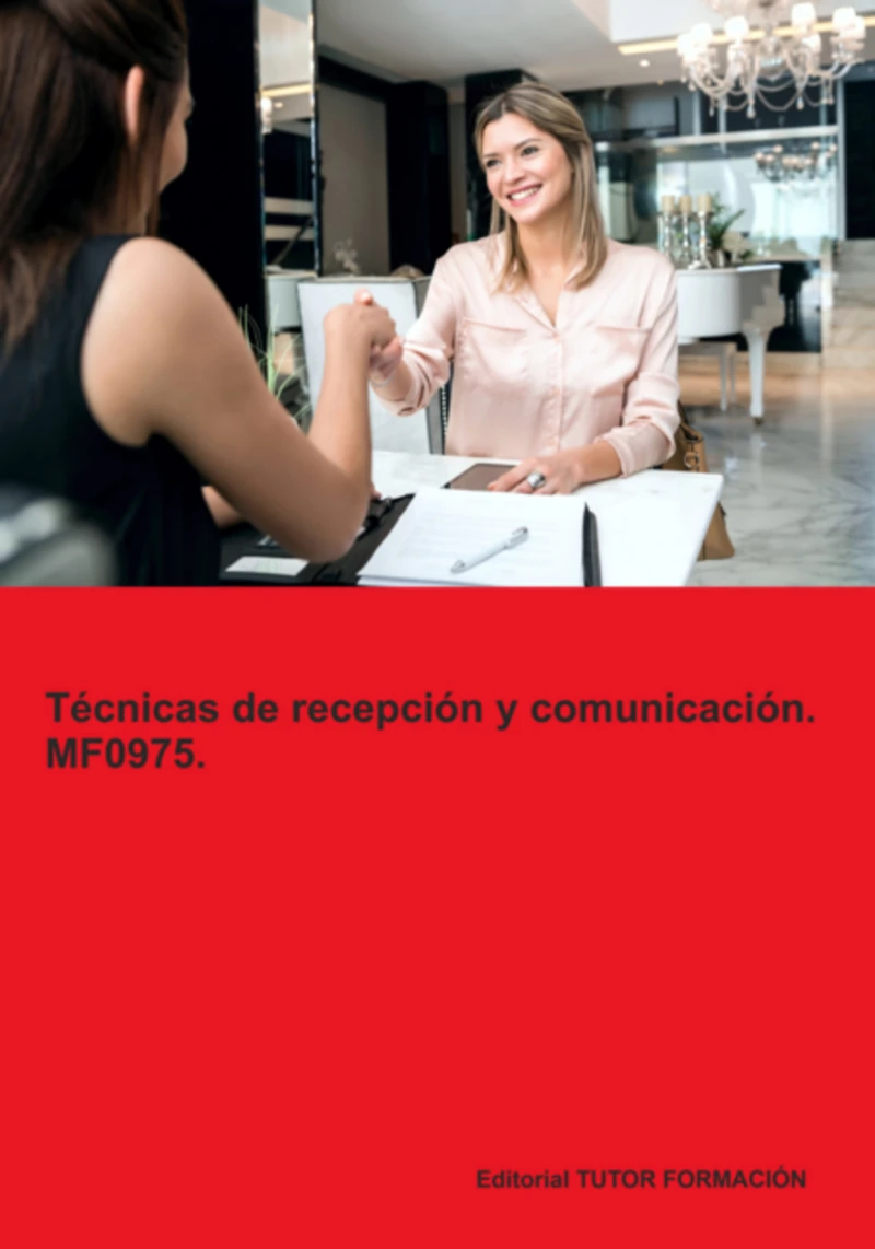 Portada: Técnicas De Recepción Y Comunicación. Mf0975.