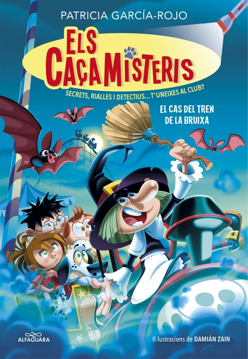 Portada: Els caçamisteris 3 - El cas del tren de la bruixa
