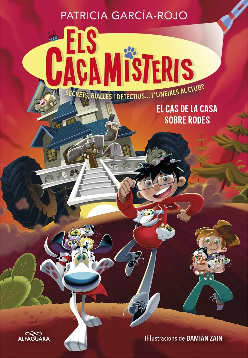 Portada: Els caçamisteris 4 - El cas de la casa sobre rodes