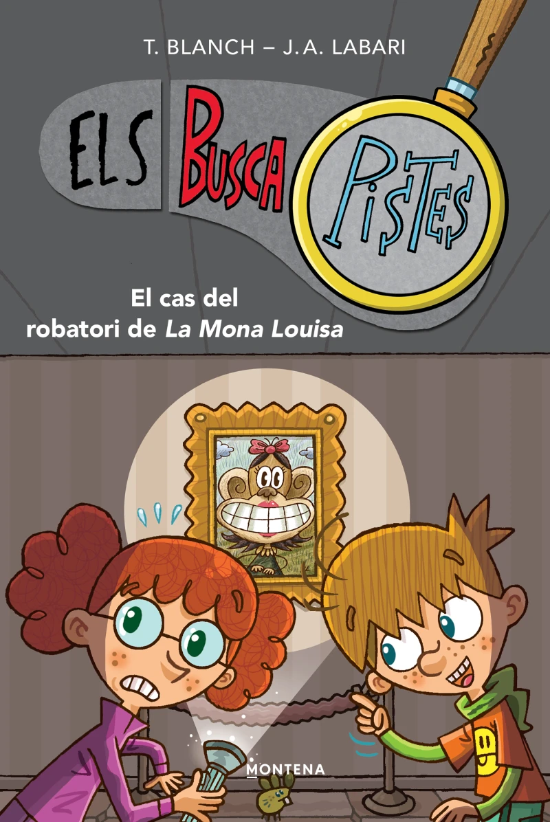 Portada: Els BuscaPistes 3 - El cas del robatori de la Mona Louisa