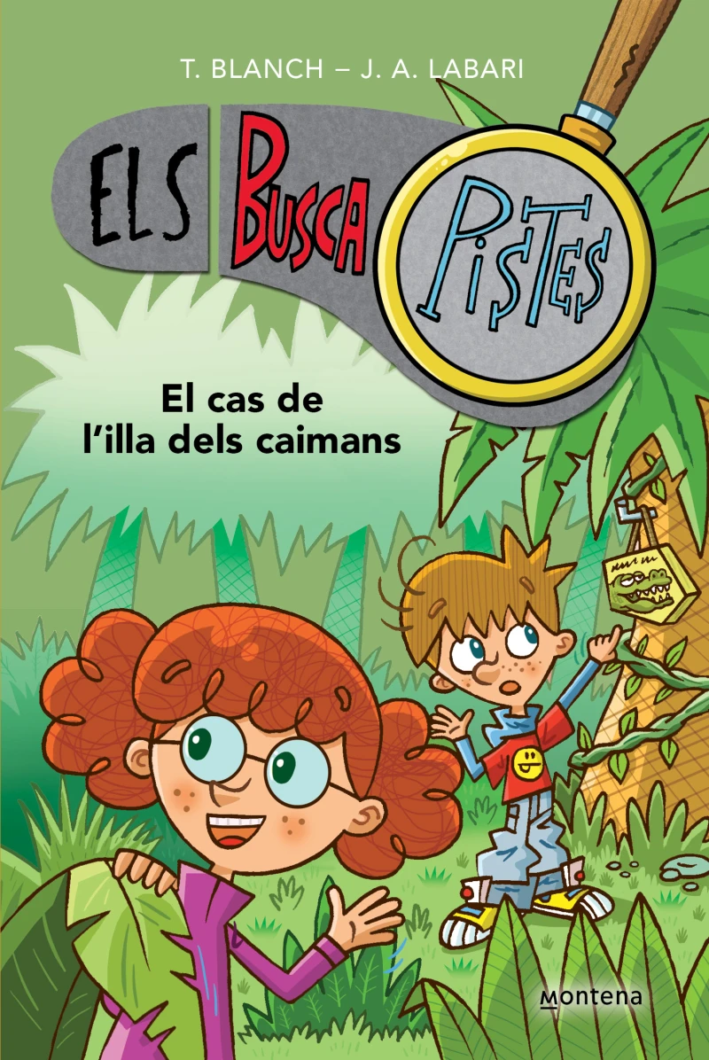 Portada: Els BuscaPistes 5 - El cas de l'illa dels caimans