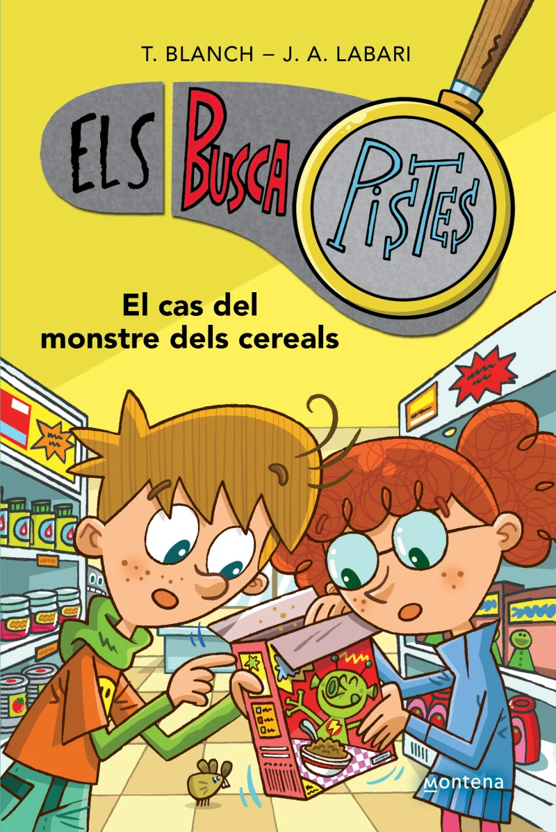 Portada: Els BuscaPistes 6 - El cas del monstre dels cereals