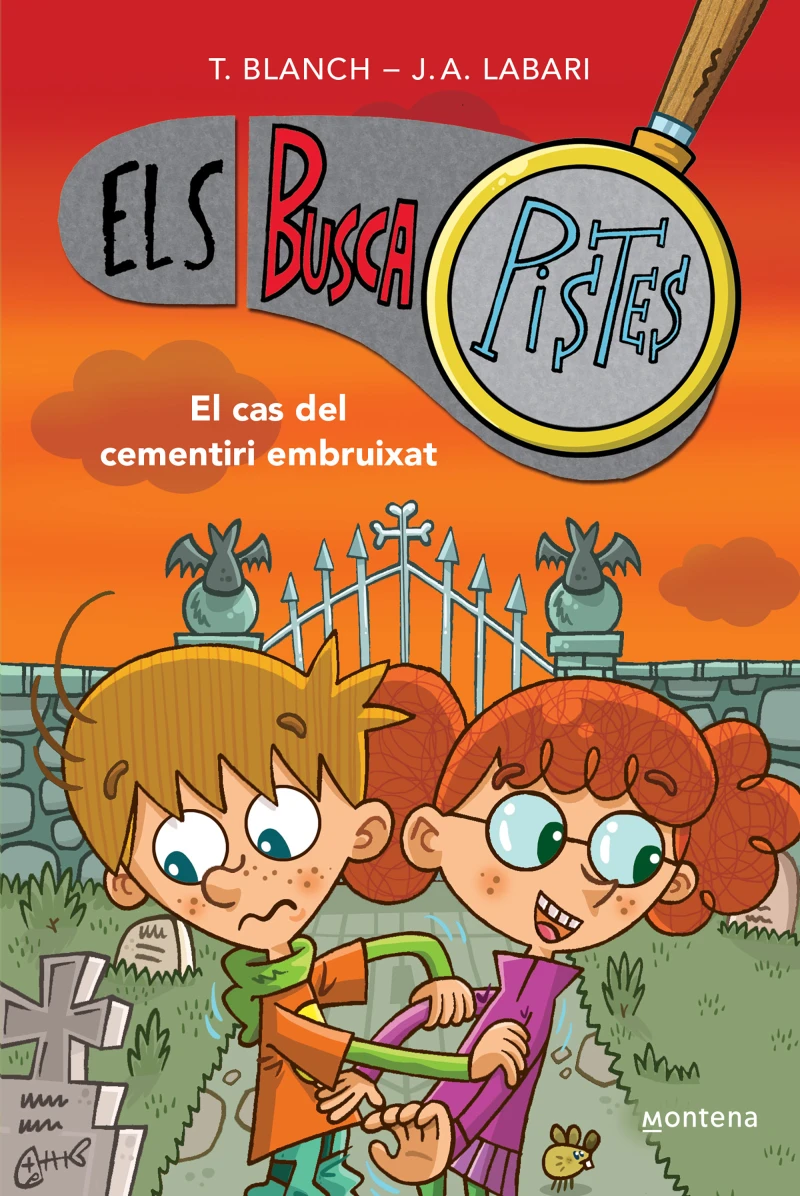 Portada: Els BuscaPistes 4 - El cas del cementiri embruixat