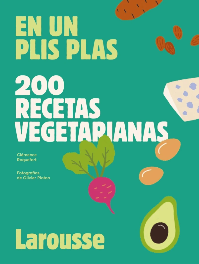 Portada: 200 recetas vegetarianas