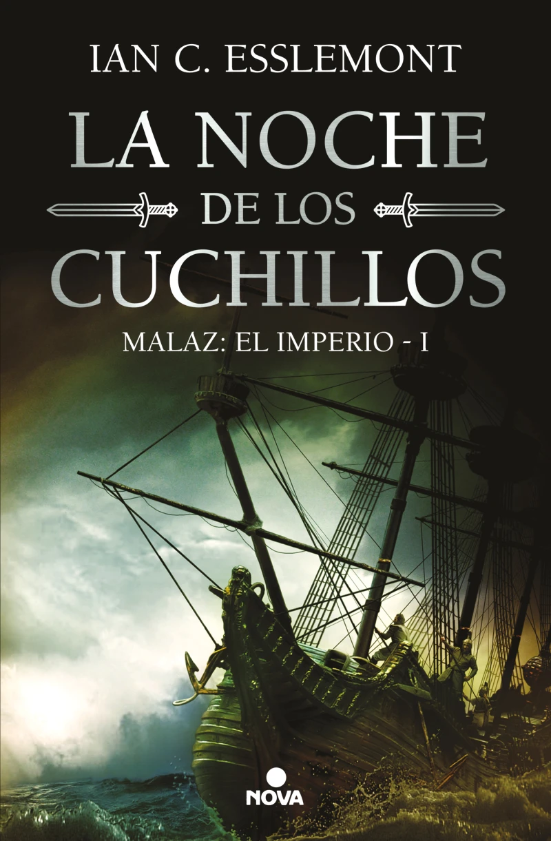 Portada: La noche de los cuchillos (Malaz: El Imperio 1)