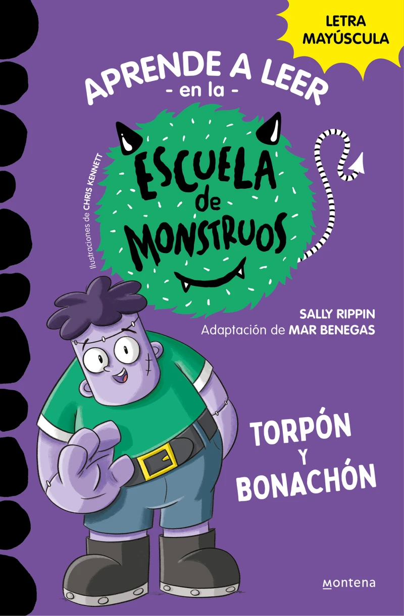 Portada: Aprender a leer en la Escuela de Monstruos 9 - Torpón y bonachón