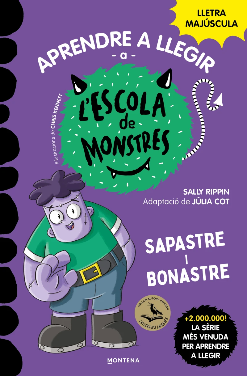 Portada: Aprendre a llegir a l'Escola de Monstres 9 - Sapastre i bonastre