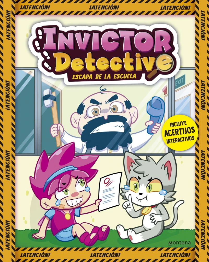 Portada: Invictor Detective escapa de la escuela (Invictor Detective 2)