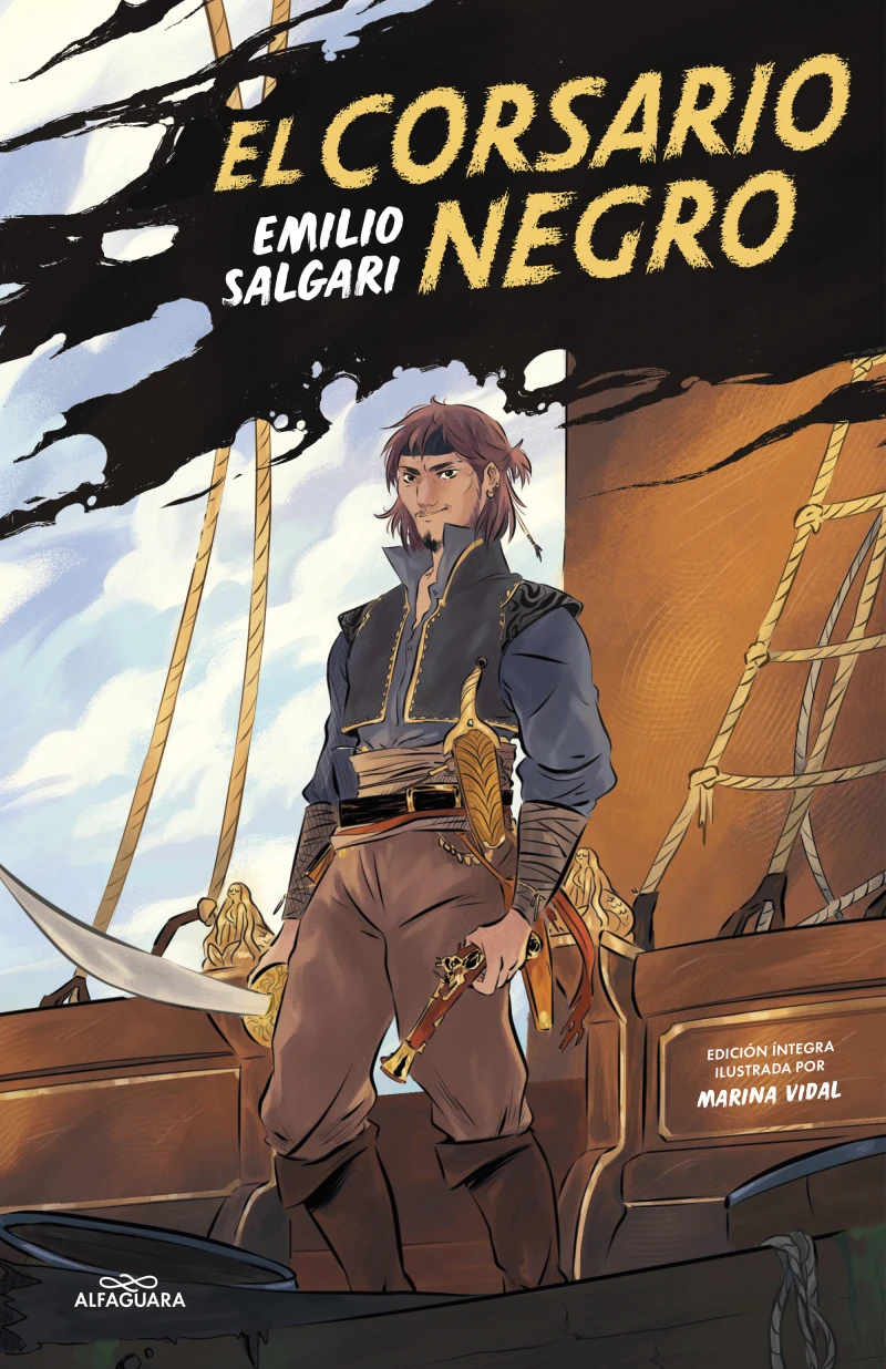 Portada: El Corsario Negro (Colección Alfaguara Clásicos)