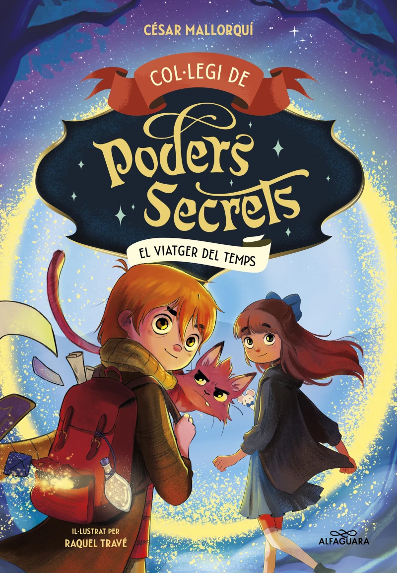 Portada: Col·legi de Poders Secrets 3 - El viatger del temps