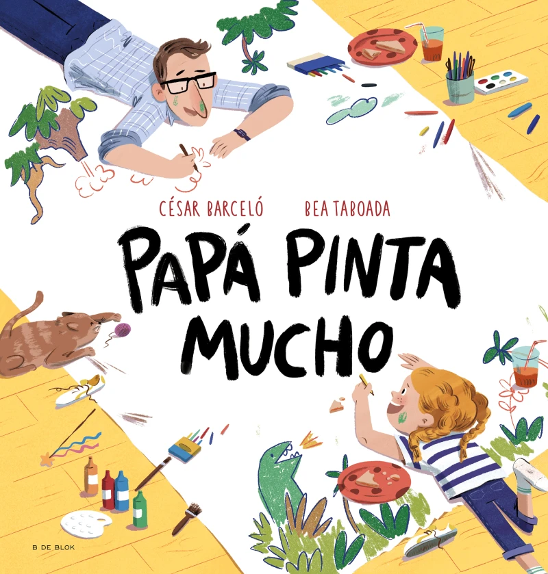 Portada: Papá pinta mucho